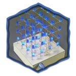 4X4X4 LED Cube project
